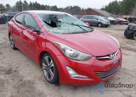 2014 Hyundai Elantra Se/Sport/Limited from USA, damaged, VIN KMHDH4AH8EU105208